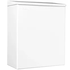 Wall-mounted bin for women's restroom HIT WHITE 7l white steel
