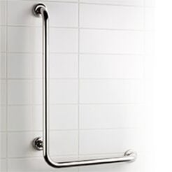 Shower handle L ⌀ 25 mm, 55 cm PRO Bisk, polished stainless steel