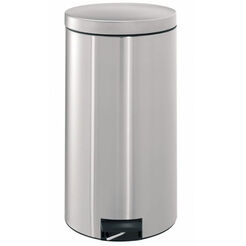 Selbstlöschender Mülleimer 30 Liter Merida mattierter Stahl