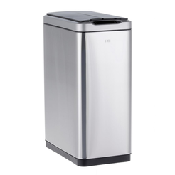 Automatic waste bin 45 liters Merida steel matt