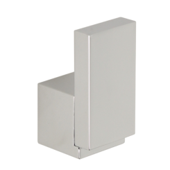 Single aluminum bathroom hook