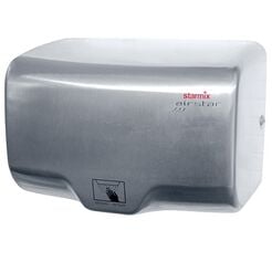 Secador de manos automático Starmix XT 1000 W, acero inoxidable mate