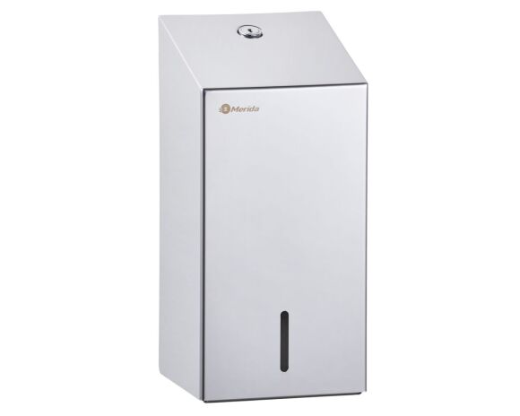 Podajnik na papier toaletowy w listkach Merida STELLA stal połysk