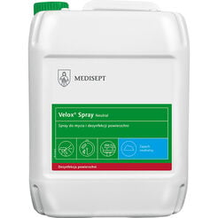 Dezinfekčný prostriedok na umývanie a dezinfekciu medicínskeho vybavenia Medisept Velox Spray Neutral 5 litrov