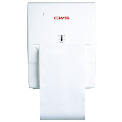 Podajnik na ręczniki bawełniane w rolce CWS Hygiene biały