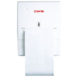 CWS Hygiene white cotton towel dispenser
