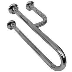 Pravý 3 - bodový podpůrný držák umyvadla pro osoby se zdravotním postižením Faneco ⌀ 32 mm 60 cm matná nerezová ocel