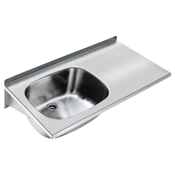 KWC utility sink with right countertop 1000 × 270 × 500 mm