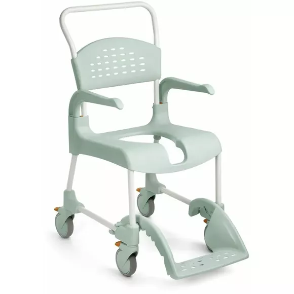 Etac Clean toilet and shower chair 44 cm sea green