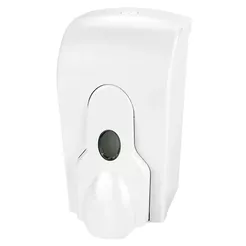Dispensador de jabón espumoso Sanitario 1000 ml, plástico ABS blanco