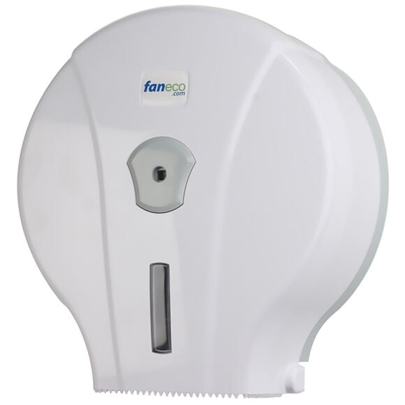 Faneco POP S Toilet Paper Dispenser, White ABS Plastic