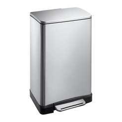 Waste bin 30 liters Merida Cube steel matt