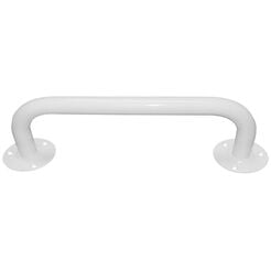 Soporte recto para personas con discapacidad Faneco ⌀ 25 mm, 60 cm, acero color blanco