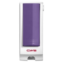 Dispensador de desinfectante para inodoro CWS Hygiene 300 ml, plástico ABS morado