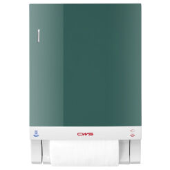 Dispensador automático de toallas de algodón en rollo CWS boco plastik verde