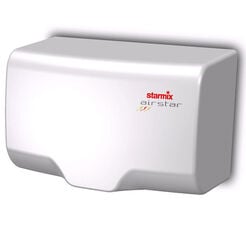 Secador de manos automático Starmix XT 1000 W, acero color blanco