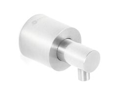 Dispensador de jabón líquido de pared Merida 1000 ml, acero inoxidable mate