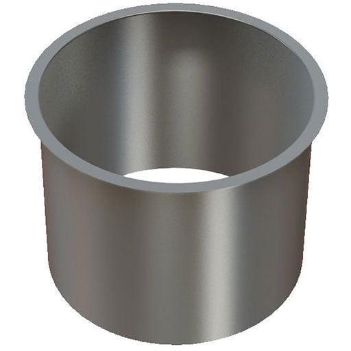 Merida Under-counter trash can drop-in collar, matte stainless steel