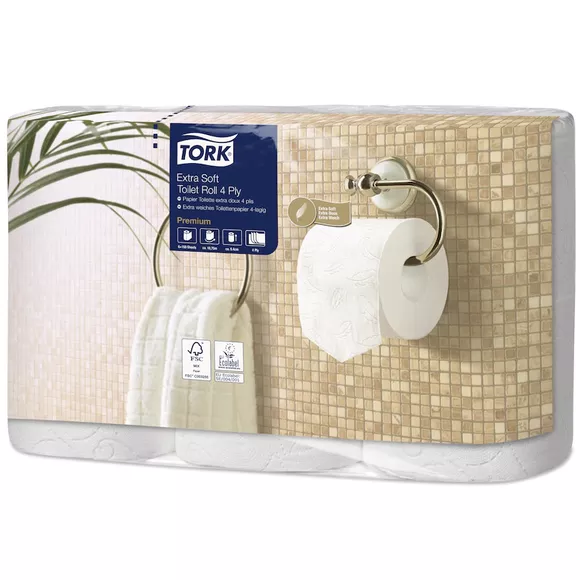 Toilet paper rolls Tork Premium Extra Soft