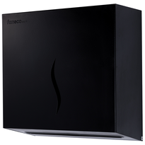 Zamykany na klucz pojemnik na ręczniki w składce ZZ Faneco HIT czarna stal