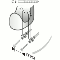 Wieszak do ręczników kąpielowych Bisk