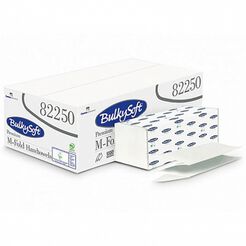 Ręcznik papierowy w składce M Bulkysoft Premium 2 warstwy 3125 szt. biały celuloza