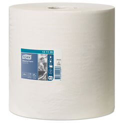 Paño de papel en un rollo pequeño para suciedad ligera Tork 1 unidad 1 capa 460 m celulosa blanca + papel reciclado