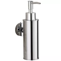 Wandmontierter runder Seifenspender Faneco SYDNEY chrome