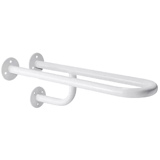 Uchwyt dla niepełnosprawnych umywalkowy stały lewy