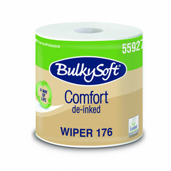 Čistiaca papierová utierka BulkySoft Comfort 2 vrstvy 176 m 1 ks. biela celulóza