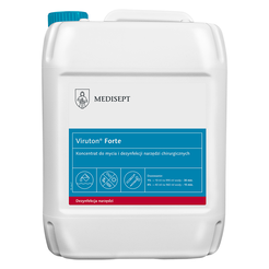 Viruton Forte konzentrierte Flüssigkeit zur Desinfektion von medizinischen Instrumenten, 5 Liter