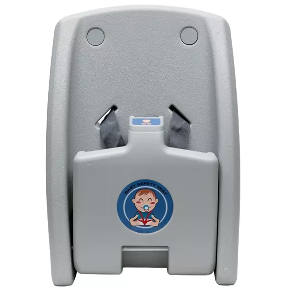 Krzesło dziecięce naścienne Faneco PANDA, szary plastik