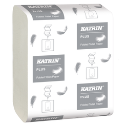 Toilettenpapier in der Katrin Plus Bulk Pack Handy Pack Falte, 2-lagig, 8400 Blatt, super weiß