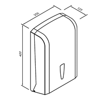 Pojemnik na ręczniki papierowe składane ZZ Faneco POP