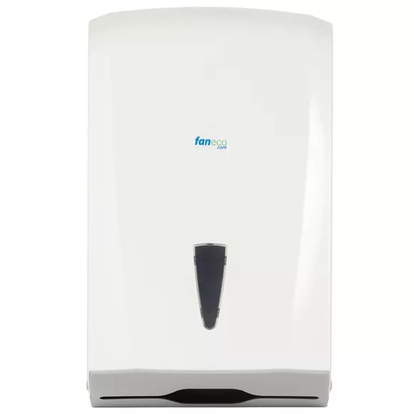 Podajnik na ręczniki papierowe ZZ Faneco POP, białe tworzywo ABS