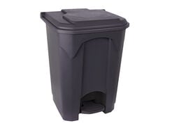 Koš s pedálem 45 litrů plast grafitový