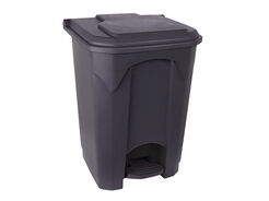 Kosz otwierany przyciskiem pedałowym 45 l plastik grafitowy