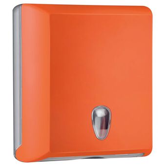 Folded paper towel dispenser M orange