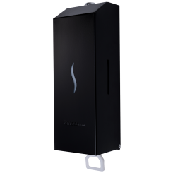 Nádoba na tekuté mydlo Faneco HIT Black 1 liter oceľ čierna