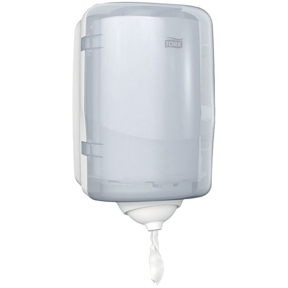 Dispensador de toallas de papel en rollo Tork Reflex, plástico ABS blanco