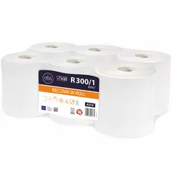 Toalla de papel en rollo Lamix Ellis Professional 6 unidades 1 capa 300 m celulosa blanca