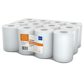 Ręcznik papierowy w rolce Lamix Ellis Professional 12 szt. 2 warstwy 60 m biały celuloza