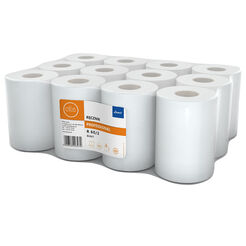 Toalla de papel en rollo Lamix Ellis Professional 12 unidades. 2 capas 60 m blanco celulosa