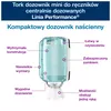 Pojemnik na czyściwo w rolce Tork 658000 mini, biało-turkusowe tworzywo – wytrzymałość produktu