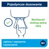Pojemnik na czyściwo w rolce Tork 658000 mini, biało-turkusowe tworzywo – prezentacja produktu