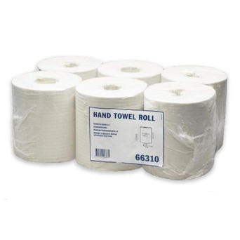 Paños de papel en rollo Tork 6 unidades 1 capa 350 m papel reciclado gris