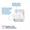 Podajnik na ręczniki papierowe w rolce Tork 551000 Matic, białe ABS – informacje o produkcie