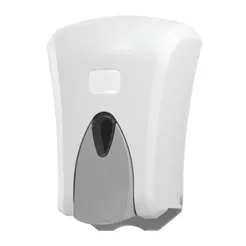 Dispensador de jabón espumoso Sanitario 1000 ml, plástico blanco ABS