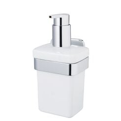 Bisk Tore soap dispenser 200 ml, chrome ZnAl / ceramic