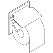 Uchwyt na papier toaletowy RODAN / STRATOS - rys.1